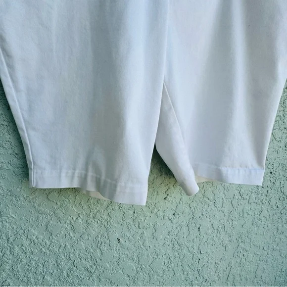 WORTHINGTON 16P cotton white Bermuda dress shorts summer preppy smart casual - Picture 4 of 7